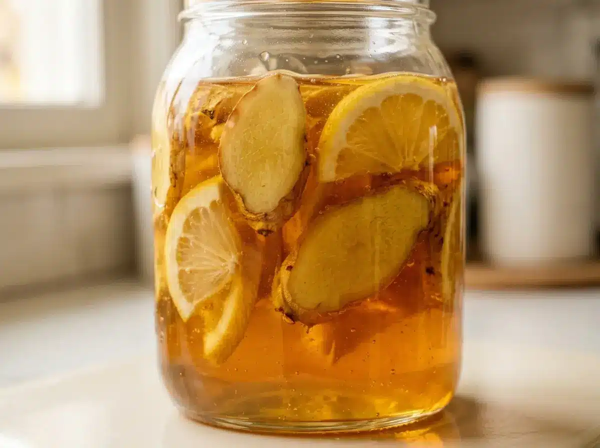 canaan-honey-trick-recipe-08 Ginger version of the canaan honey trick morning drink.