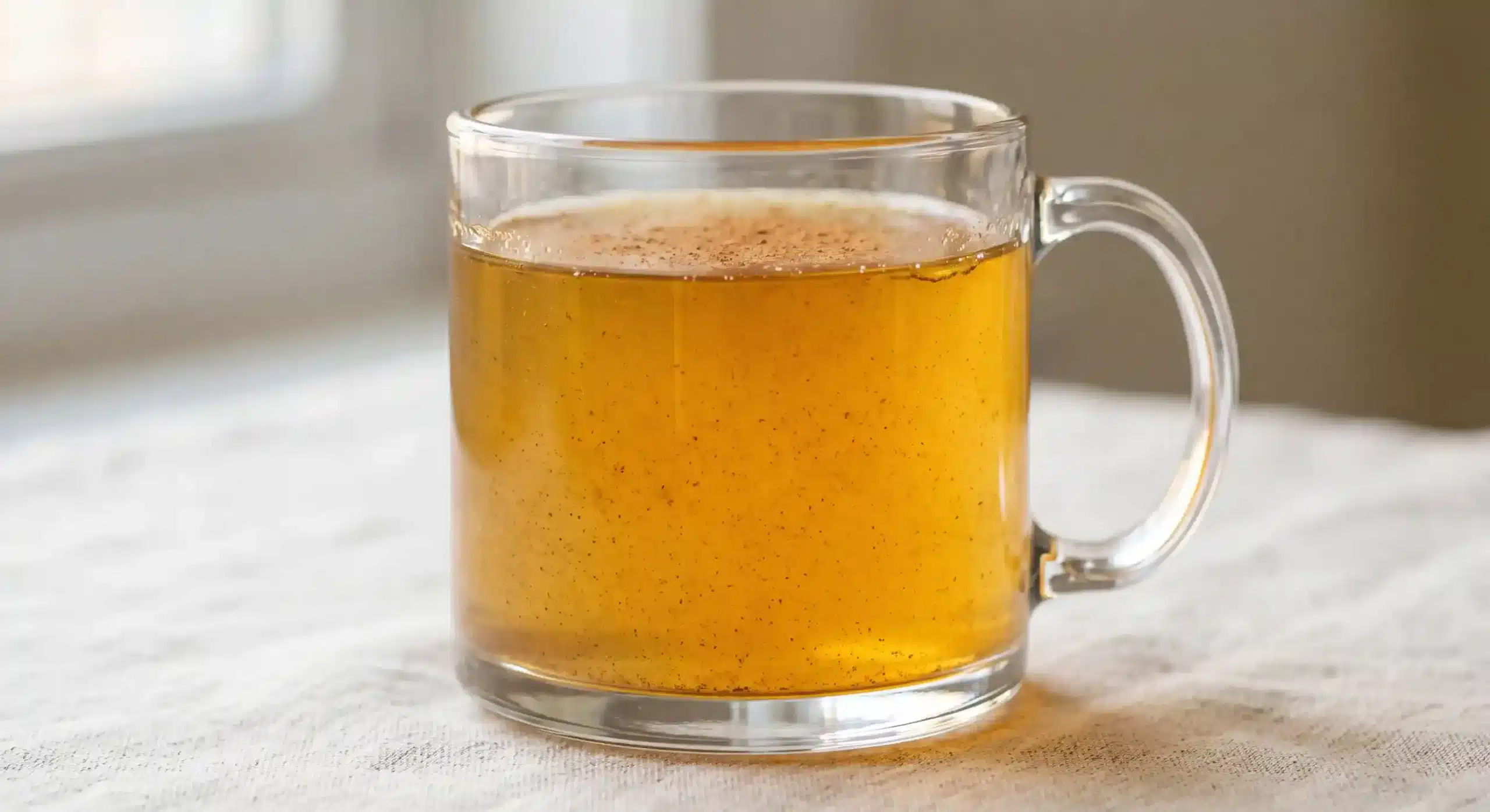 Hero close up of honey and cinnamon for memory drink.