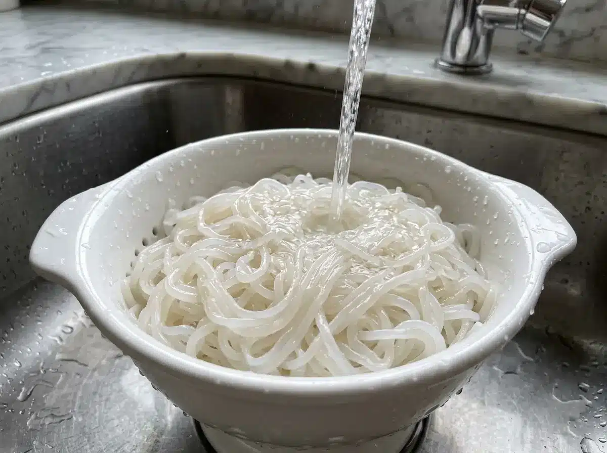 Rinsing shirataki noodles for honey sesame shirataki noodles recipe