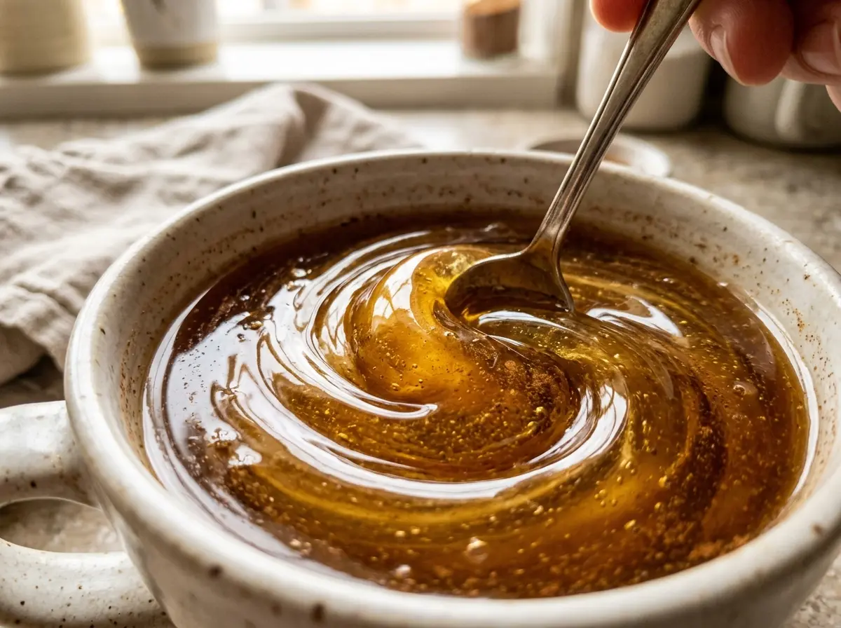  stirring cinnamon and ginger for neuro honey protocol
