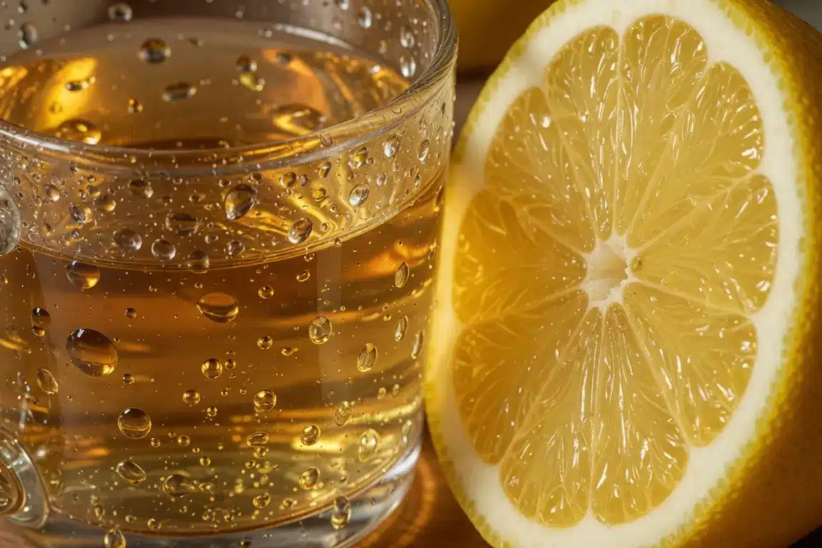 step-5-daily-gelatin-trick-routine Gelatin trick recipe drink and lemon close up daily routine