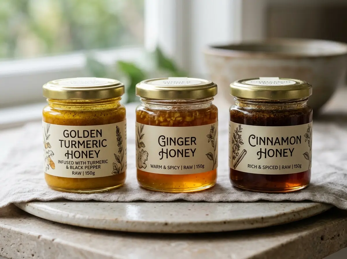 Golden honey recipe compared with other honey wellness blends