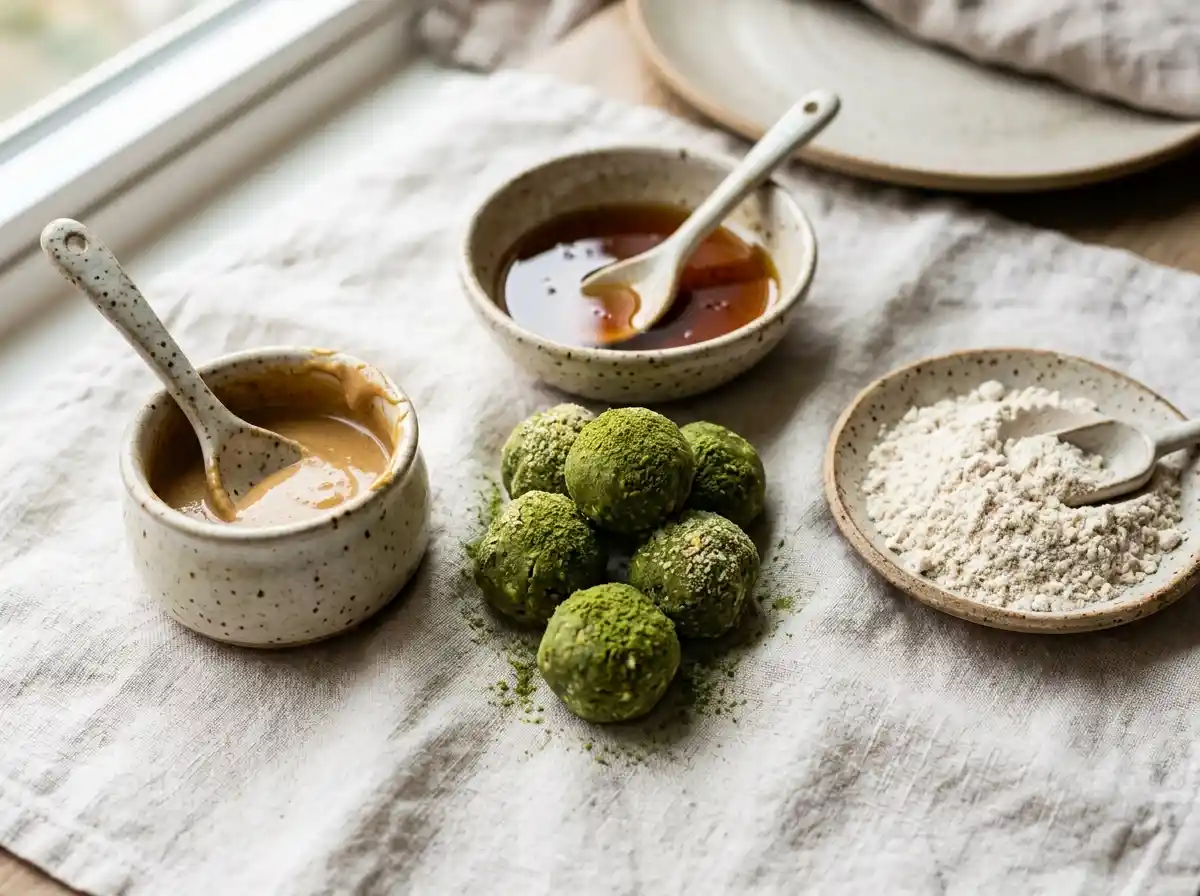 matcha-green-tea-honey-protein-balls-substitutions.webp Ingredient substitutions for matcha green tea honey protein balls